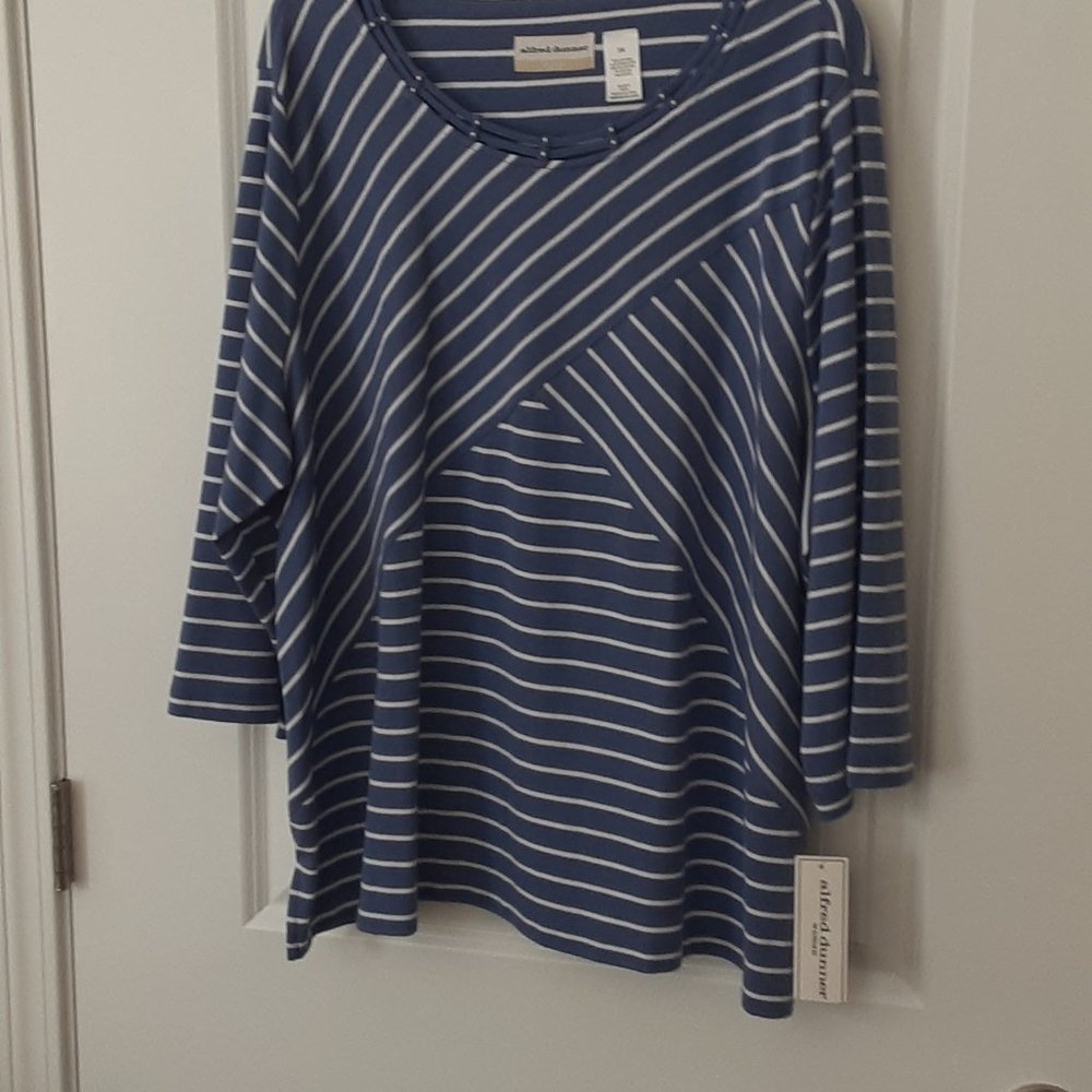 Alfred Dunner Striped Top